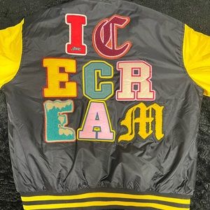 COPY - ICE CREAM Designer Letterman Jacket